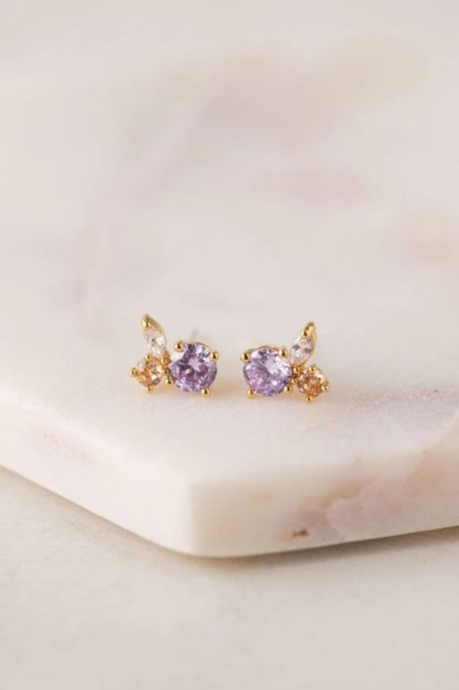 Lover's Tempo Lover'S Tempo Adora Earrings In Lavender | Accessories