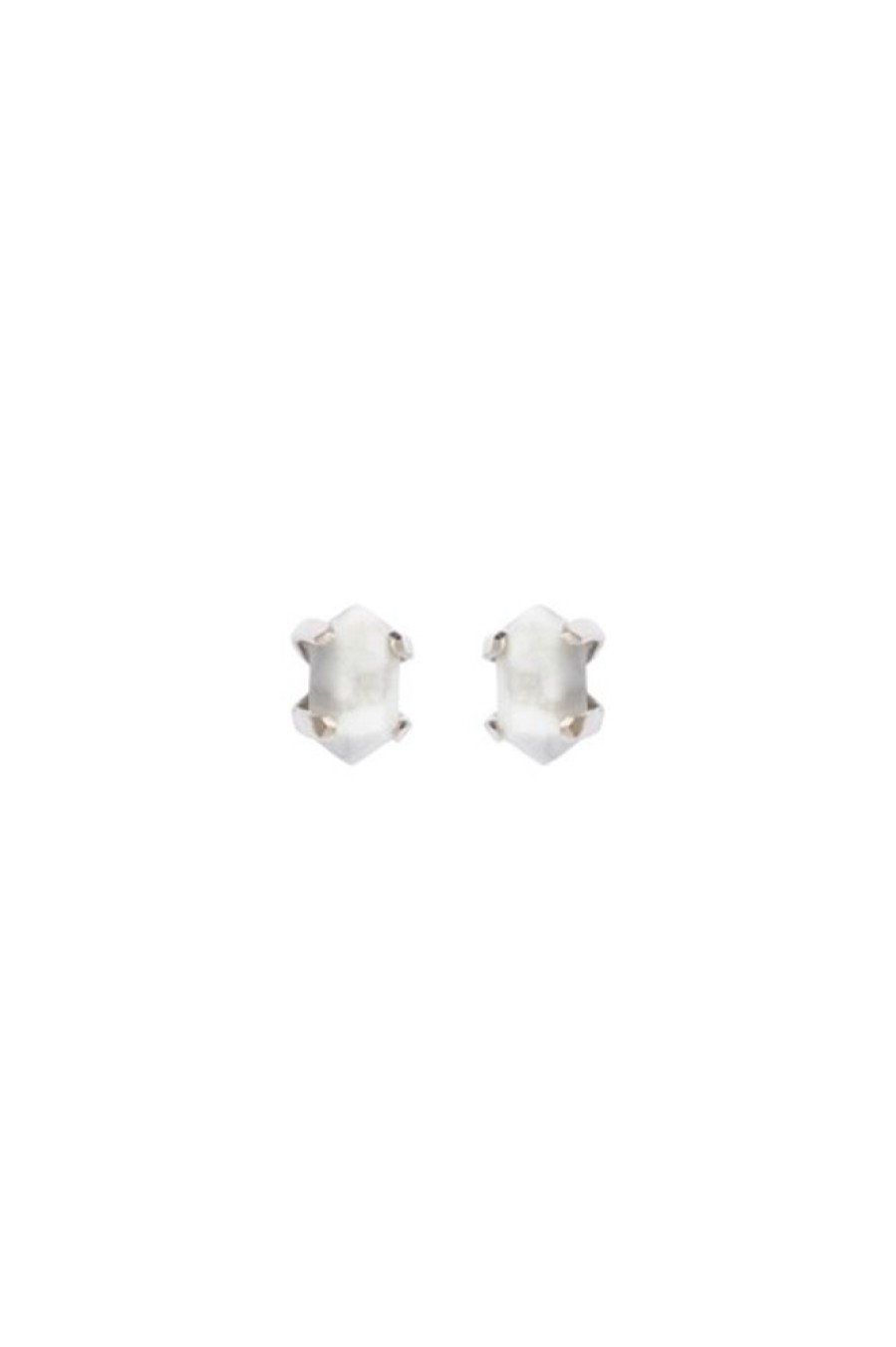 Mimi & Marge Mimi & Marge Faceted Howlite Stud | Accessories