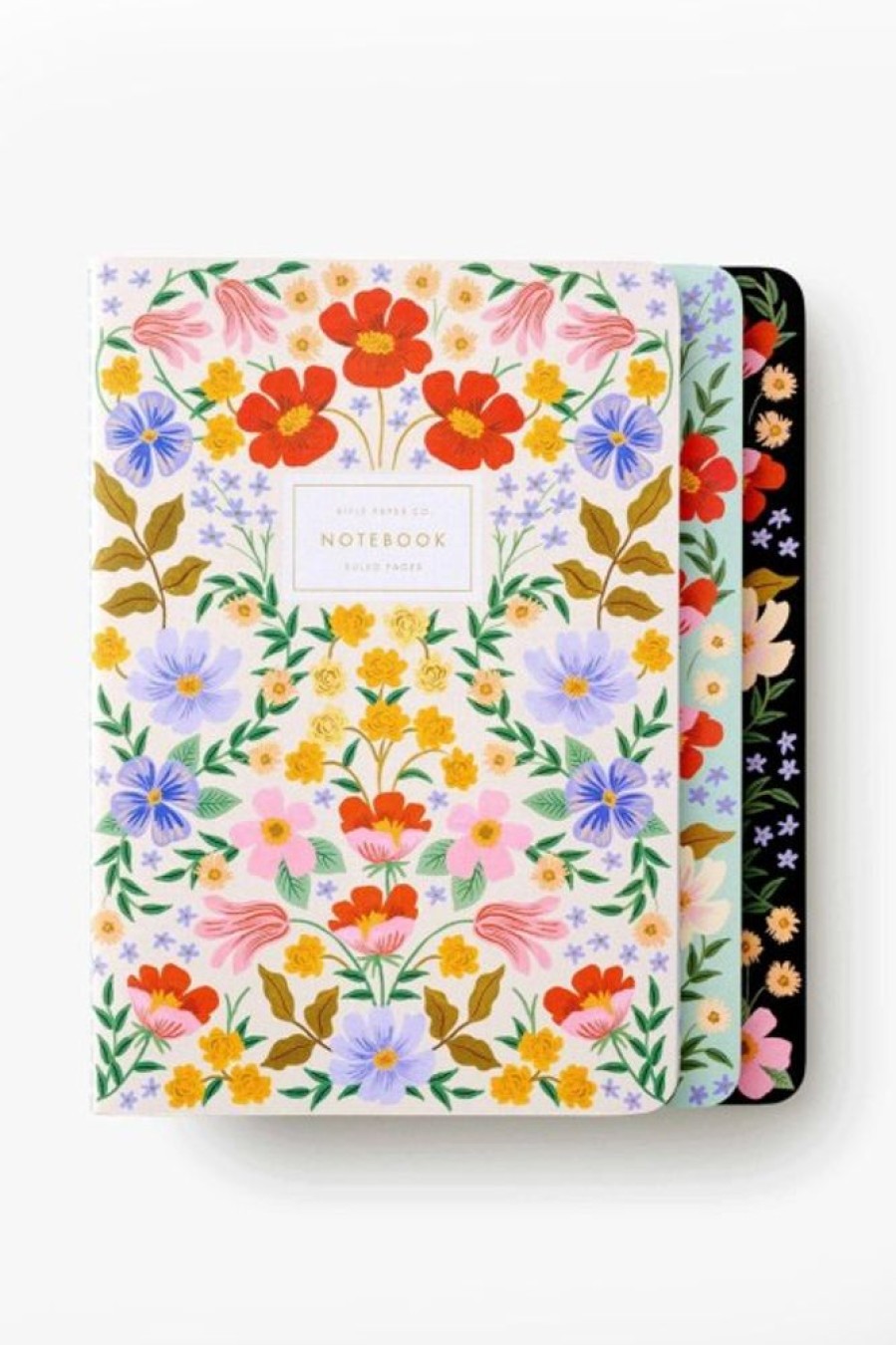 Rifle Paper Co Rifle Paper Co. Set Of 3 Bramble Notebooks | Office