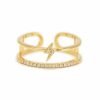 Lover's Tempo Lover'S Tempo Bolt Fortuna Ring In Gold | Accessories