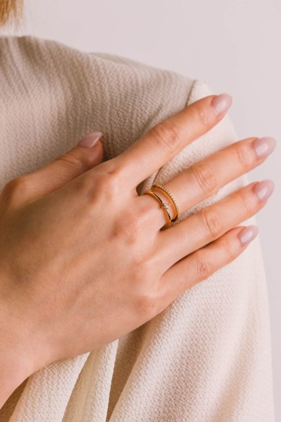 Lover's Tempo Lover'S Tempo Bolt Fortuna Ring In Gold | Accessories