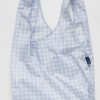 Baggu Baggu Standard Bag In Blue Pixel Gingham | Tech & Travel