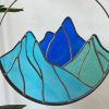 Mtn Made Studio Mtn Made Studio Mountain Love Stained Glass | Home Decor