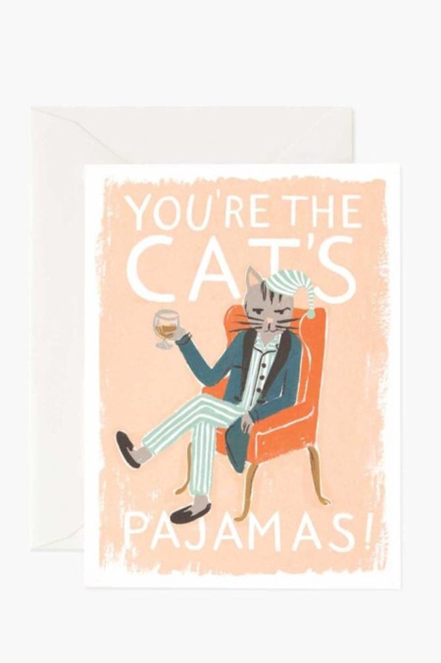 Rifle Paper Co Rifle Paper Co. You'Re The Cat'S Pajamas Card(Out Of Stock) | Office