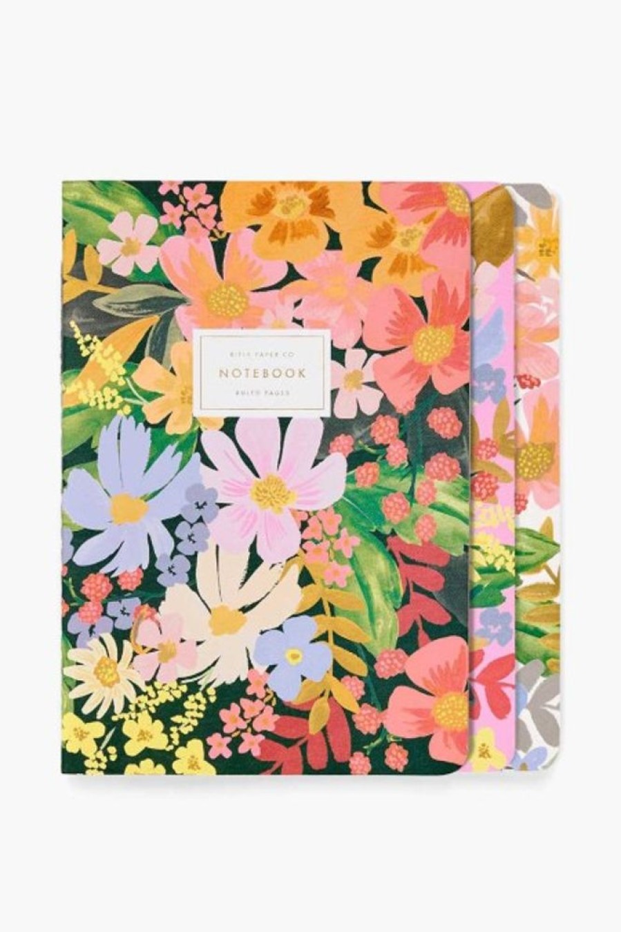 Rifle Paper Co Rifle Paper Co. Set Of 3 Marguerite Notebooks | Office