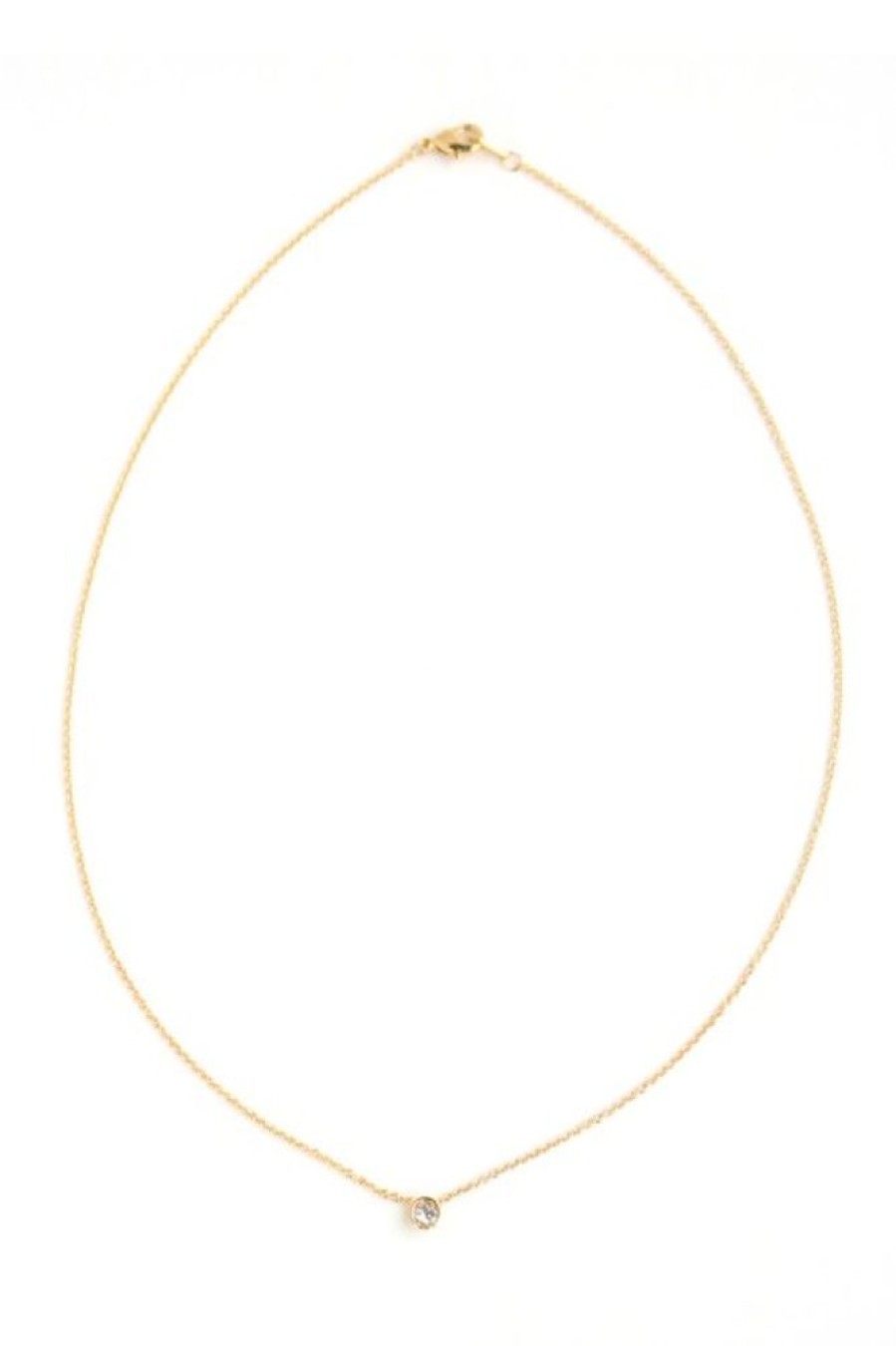 Lover's Tempo Lover'S Tempo Solitaire Necklace In Gold | Accessories