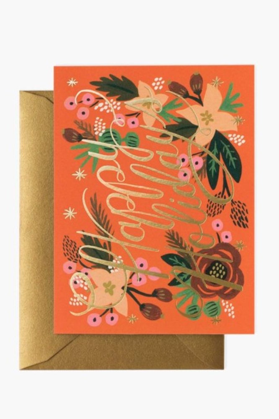 Rifle Paper Co Rifle Paper Co. Poinsettia Christmas Card | Office