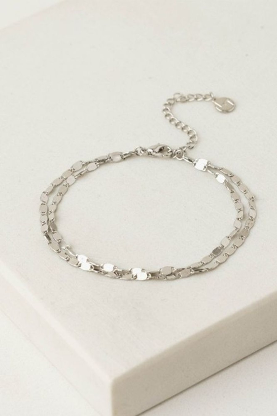 Lover's Tempo Lover'S Tempo Cleo Double Bracelet In Silver | Accessories