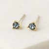 Lover's Tempo Lover'S Tempo September Kaleidoscope Birthstone Studs In Gold | Accessories