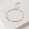 Lover's Tempo Lover'S Tempo Herringbone Chain Bracelet In Silver | Accessories