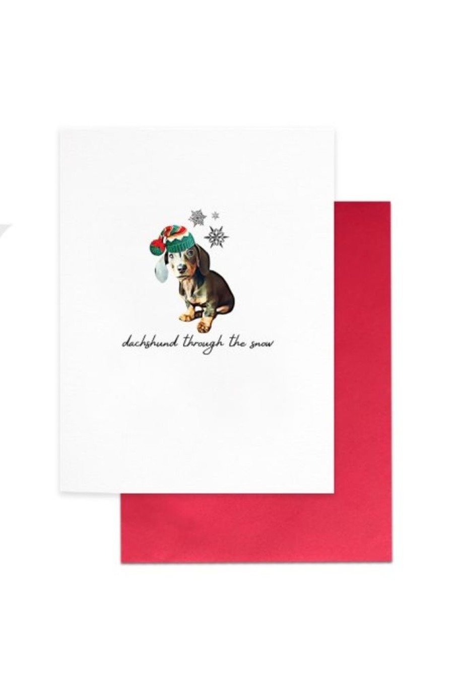 CARDIDEOLOGY Cardideology Dachshund Through The Snow Card | Office