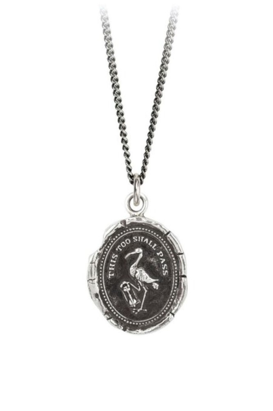 PYRRHA Pyrrha This Too Shall Pass Talisman In Sterling Silver 18 | Accessories