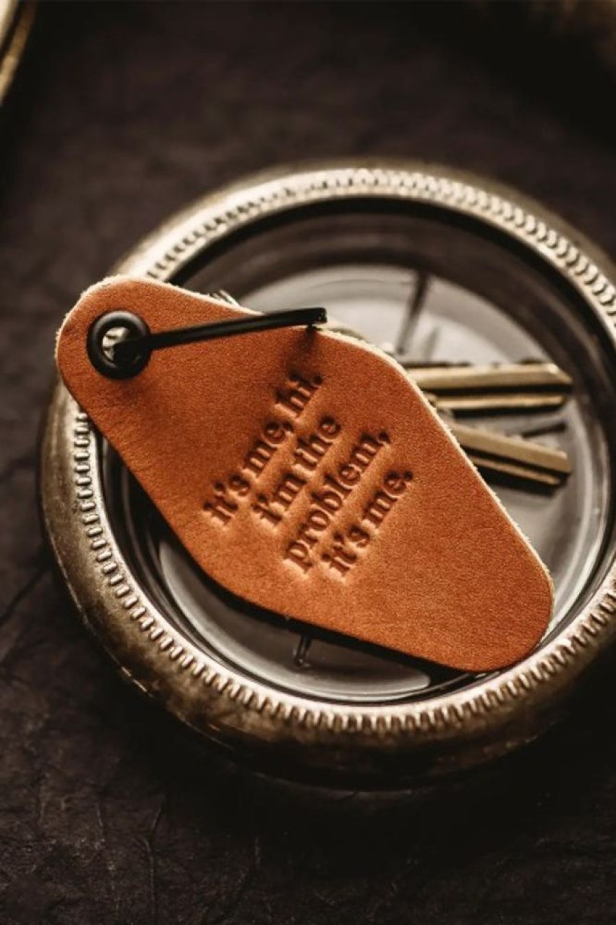 MISFIT MADE GOODS Misfit Taylor Swift Leather Motel Keychain | Tech & Travel