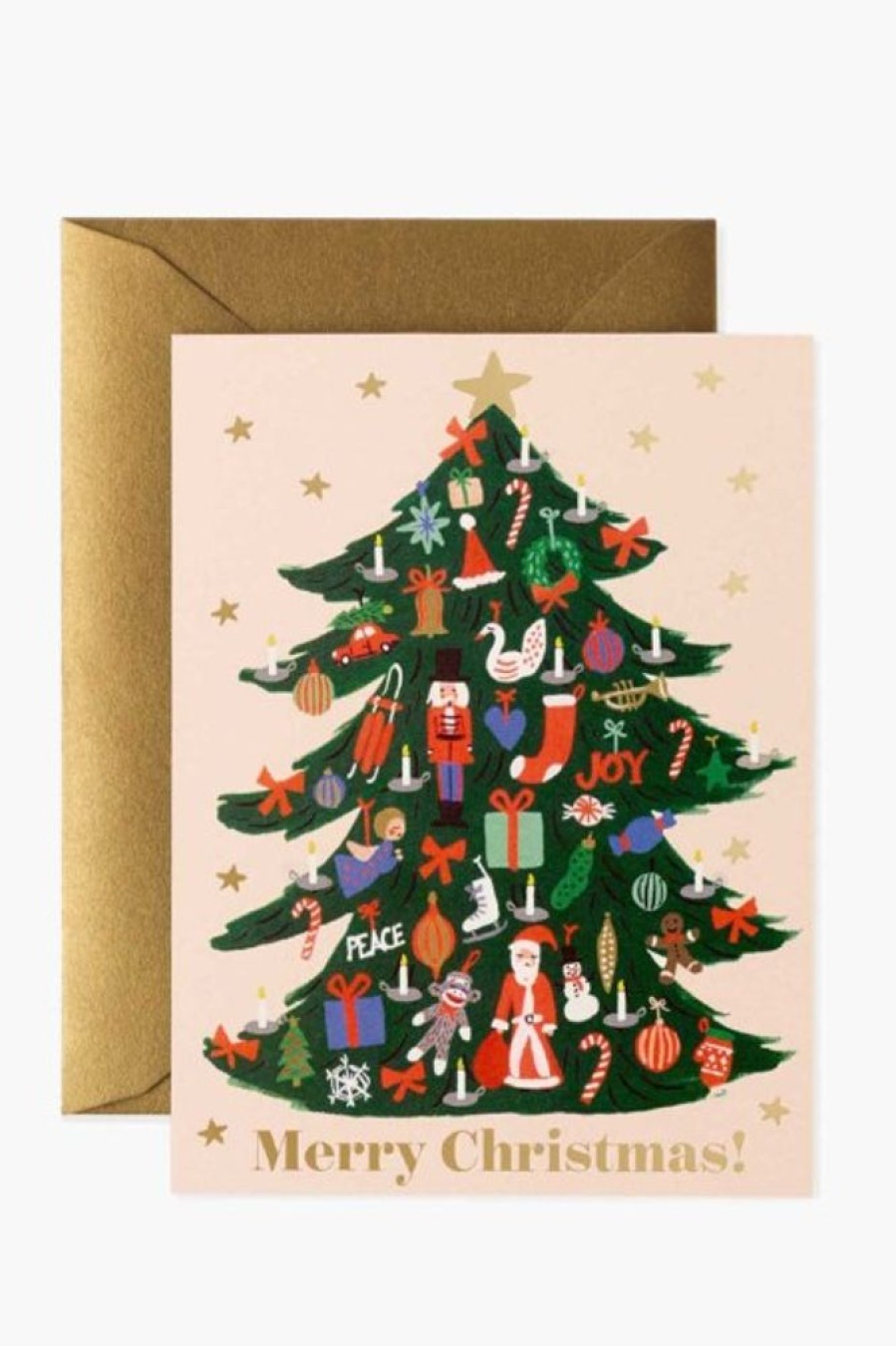 Rifle Paper Co Rifle Paper Co. Trimmed Tree Christmas Card | Office