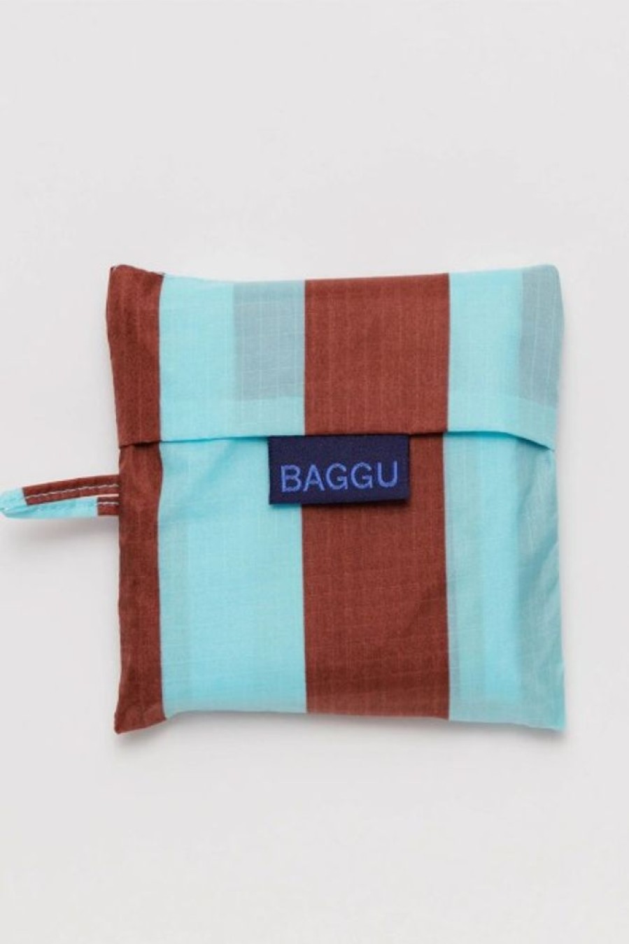 Baggu Baggu Standard Bag In Raisin Awning Stripe | Tech & Travel