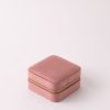 Lover's Tempo Lover'S Tempo Bon Voyage Square Jewelry Box In Dusty Rose | Accessories