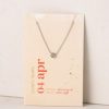 Lover's Tempo Lover'S Tempo April Kaleidoscope Birthstone Necklace In Silver | Accessories