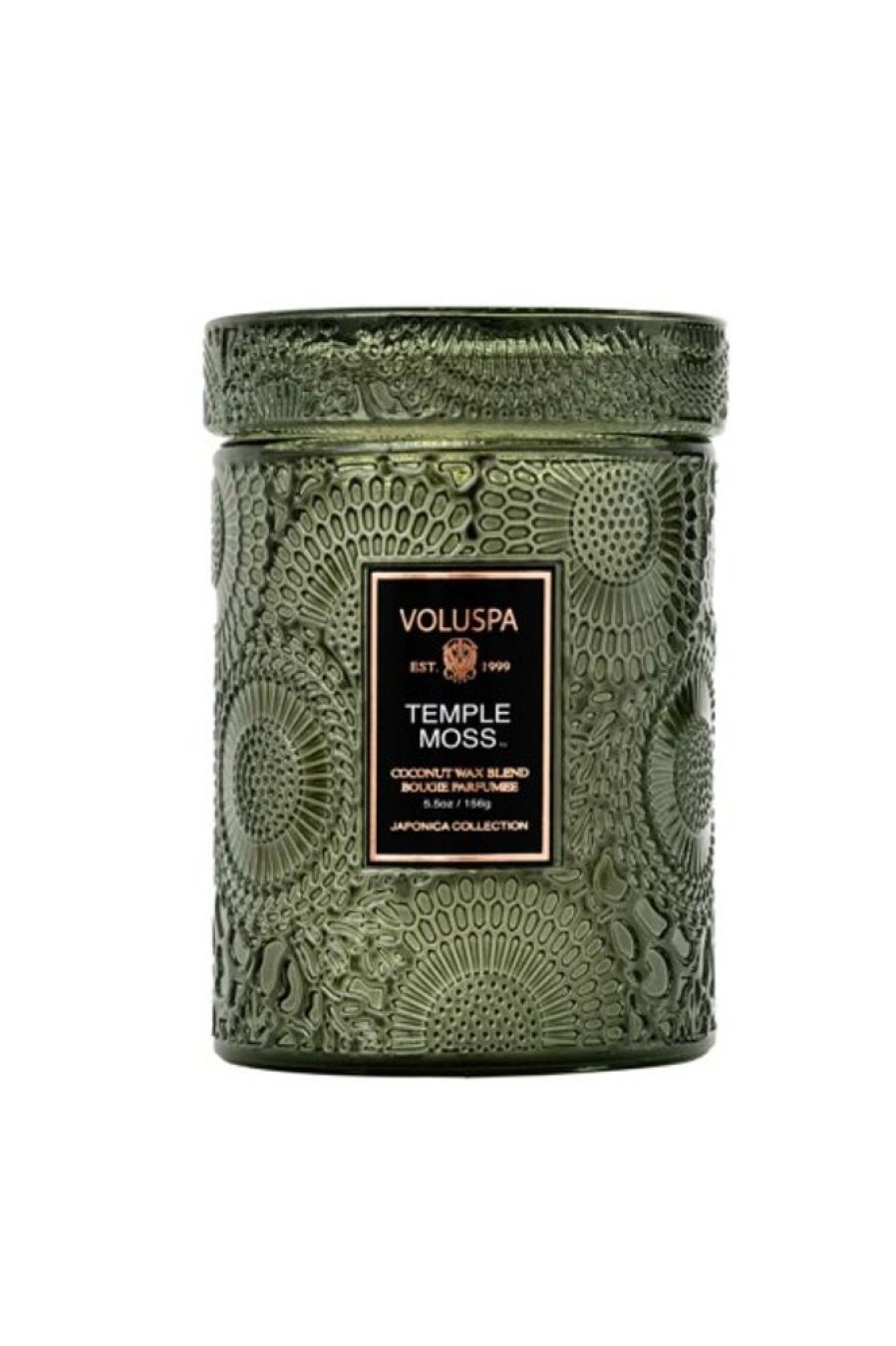 Voluspa Voluspa Mini Glass Jar Candle In Temple Moss | Home Decor