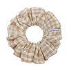 Chelsea King Chelsea King Gingham Scrunchie In Natural | Beauty