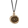 PYRRHA Pyrrha Heart Print Talisman In Bronze 18 | Accessories