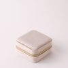 Lover's Tempo Lover'S Tempo Bon Voyage Square Jewelry Box In Creme | Accessories