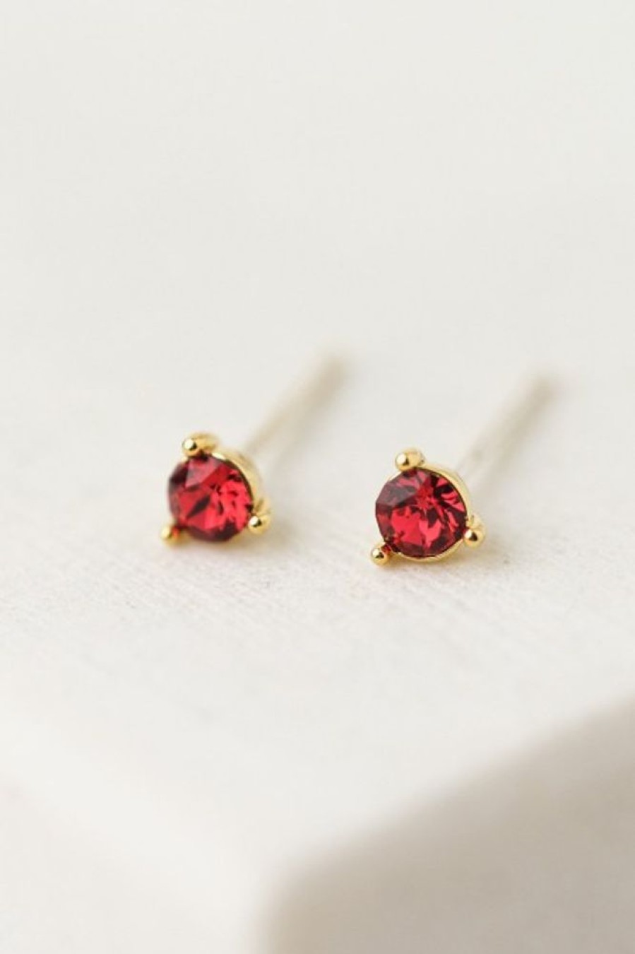 Lover's Tempo Lover'S Tempo January Kaleidoscope Birthstone Studs In Gold | Accessories