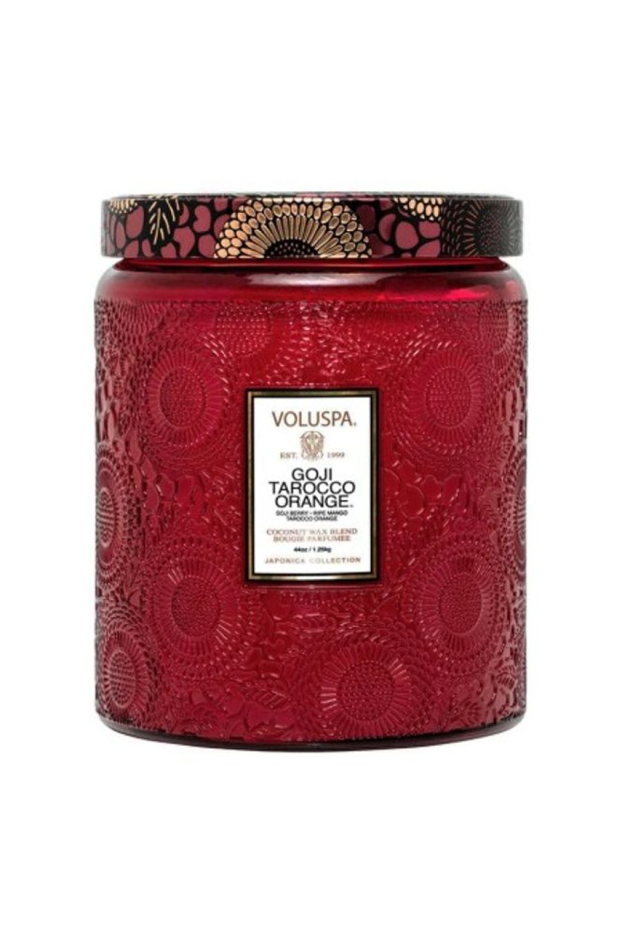 Voluspa Voluspa Luxe Jar Candle In Goji & Tarocco Orange | Home Decor