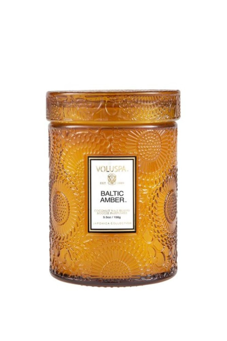 Voluspa Voluspa Mini Glass Jar Candle In Baltic Amber | Home Decor