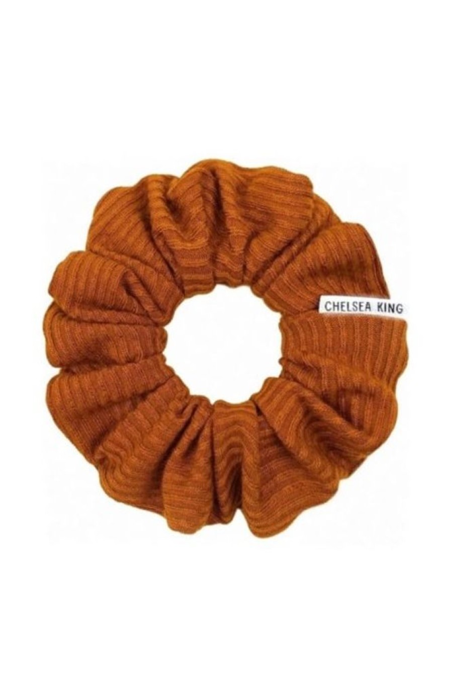 Chelsea King Chelsea King French Ribbed Scrunchie In Caramel | Beauty