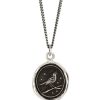 PYRRHA Pyrrha Nightingale Talisman In Silver 18 | Accessories