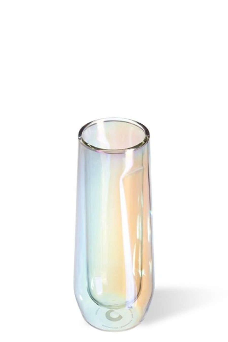 CORKCICLE Corkcicle Glass Flute Double Pack In Prism | Home Decor