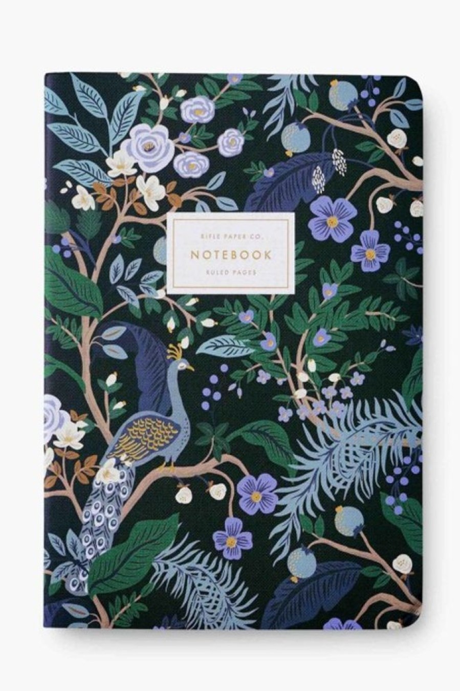 Rifle Paper Co Rifle Paper Co. Set Of 3 Peacock Notebooks | Office