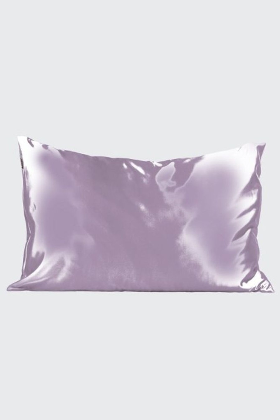 Kitsch Kitsch Satin Pillow Case In Lavender | Home Decor