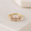 Lover's Tempo Lover'S Tempo Blossom Ring In Gold + Pink | Accessories