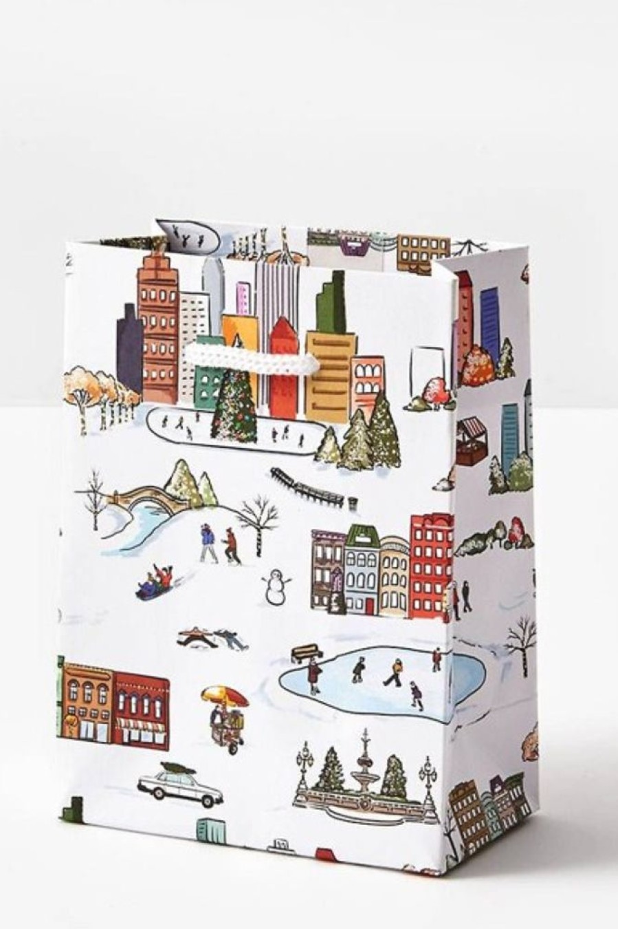 Waste Not Paper Wnp City Christmas Small Bag | Office