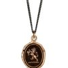 PYRRHA Pyrrha Lionhearted Talisman In Bronze 28 | Accessories