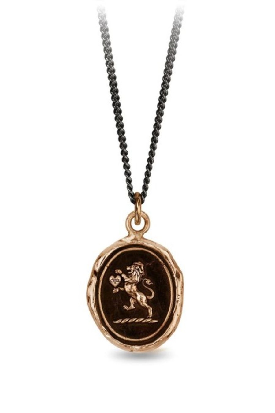 PYRRHA Pyrrha Lionhearted Talisman In Bronze 28 | Accessories