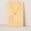 Lover's Tempo Lover'S Tempo November Kaleidoscope Birthstone Necklace In Gold(Out Of Stock) | Accessories