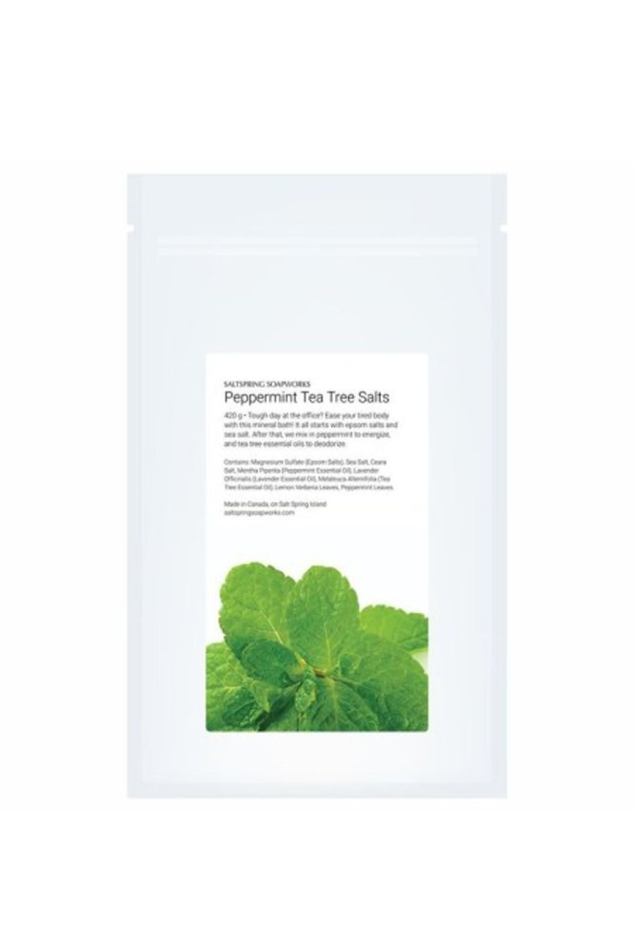 Saltspring Soapworks Saltspring Soapworks Peppermint Tea Tree Bath Salts | Beauty