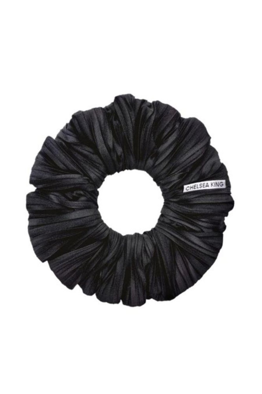 Chelsea King Chelsea King Plisse Scrunchie In Black | Beauty