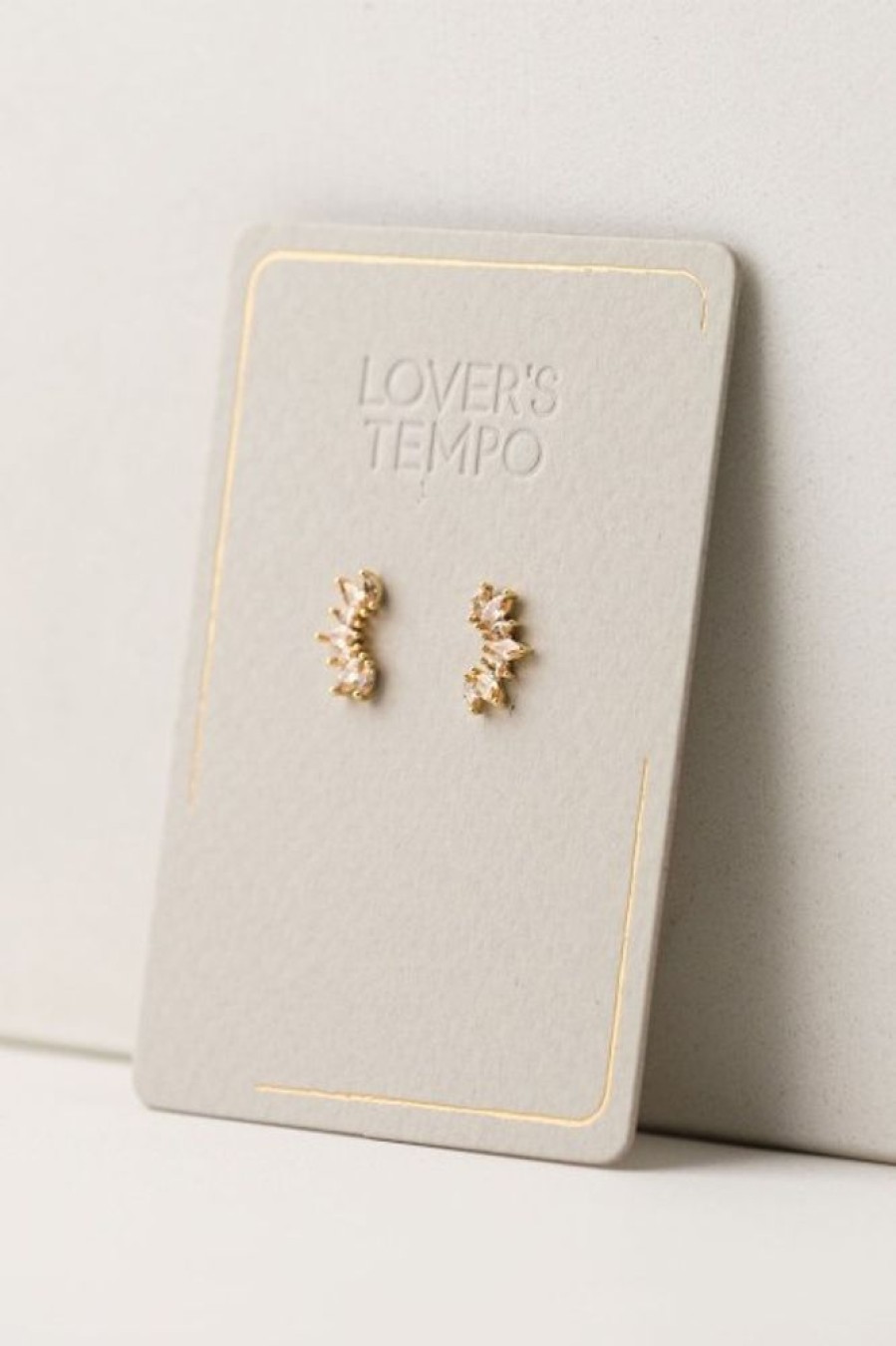 Lover's Tempo Lover'S Tempo Crown Climber Earrings In Champagne | Accessories