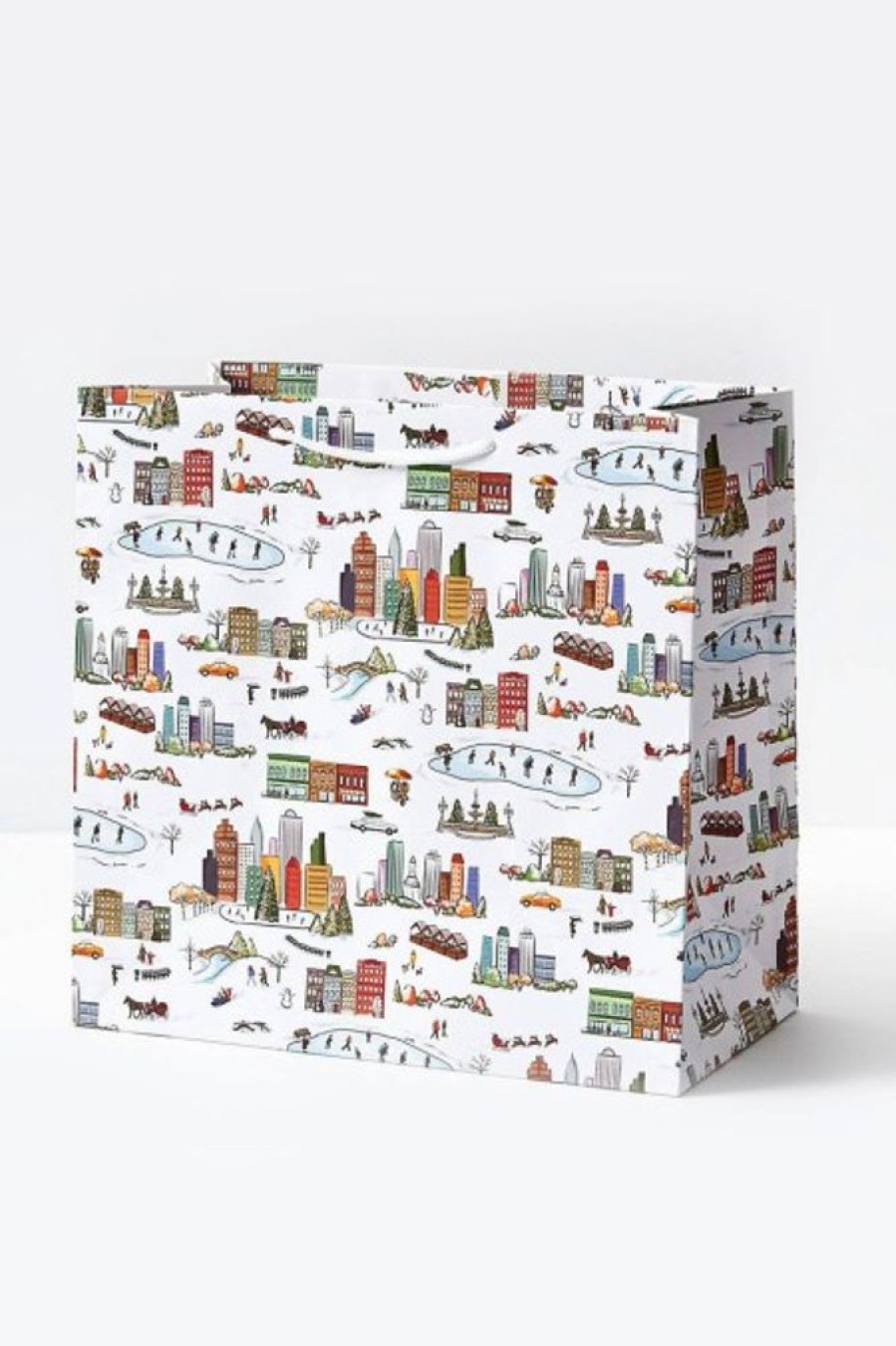 Waste Not Paper Wnp City Christmas Large Bag | Office