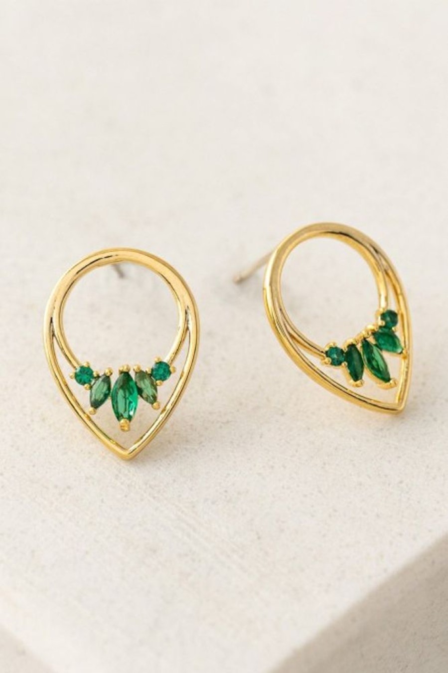 Lover's Tempo Lover'S Tempo Aria Stud In Emerald(Out Of Stock) | Accessories