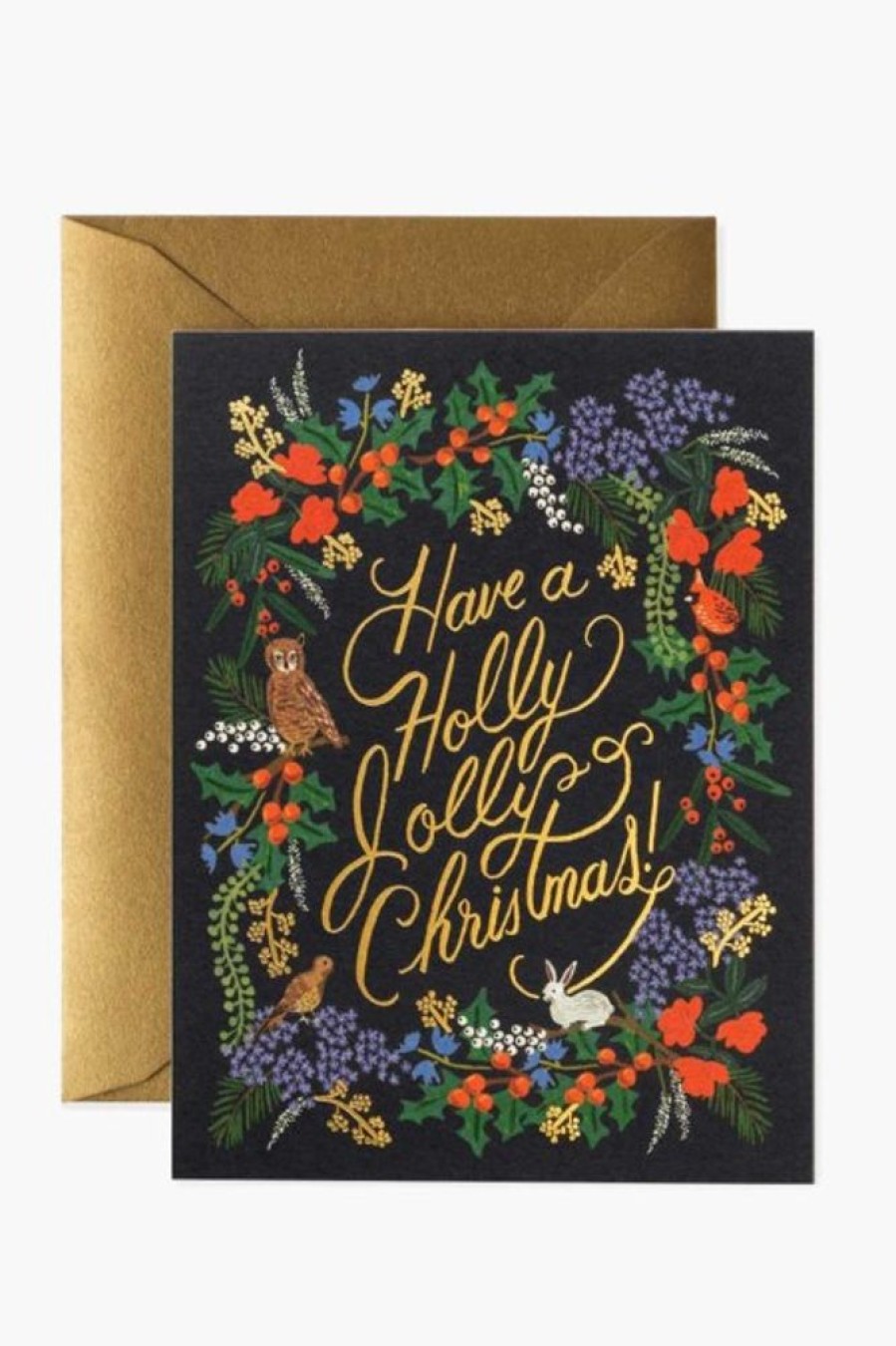 Rifle Paper Co Rifle Paper Co. Holly Jolly Christmas Card | Office