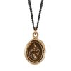 PYRRHA Pyrrha Lean On Me Talisman In Bronze 18 | Accessories