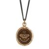 PYRRHA Pyrrha Seek The Light Talisman In Bronze 18 | Accessories