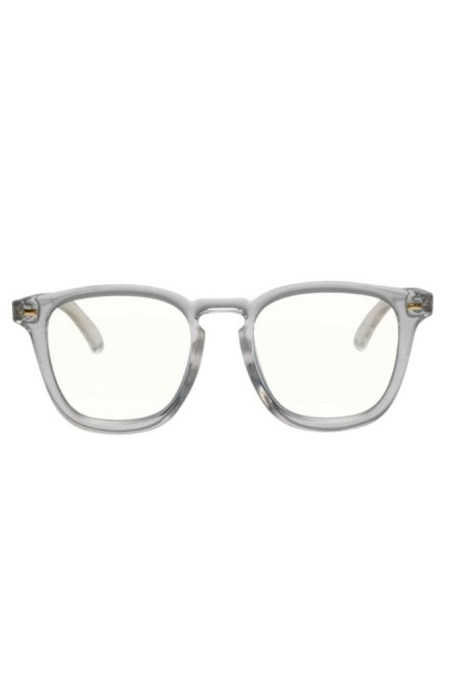 LE SPECS Le Specs No Biggie Bluelight Glasses In Crystal Clear | Accessories