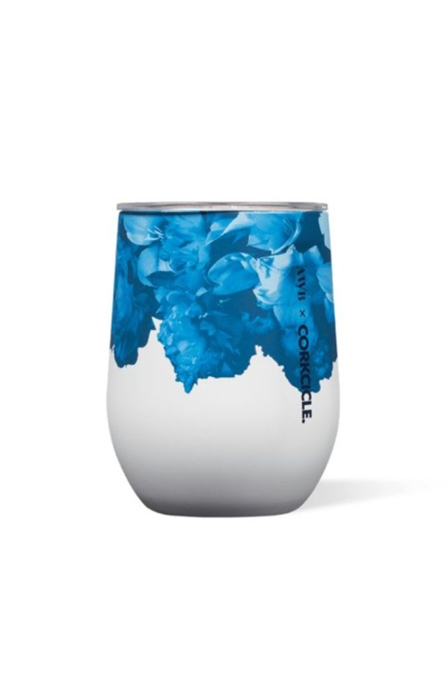 CORKCICLE Corkcicle 12Oz Stemless Tumbler In Ashley Woodson Bailey Dutch Love Blue | Home Decor