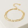 Lover's Tempo Lover'S Tempo Cleo Double Bracelet In Gold | Accessories