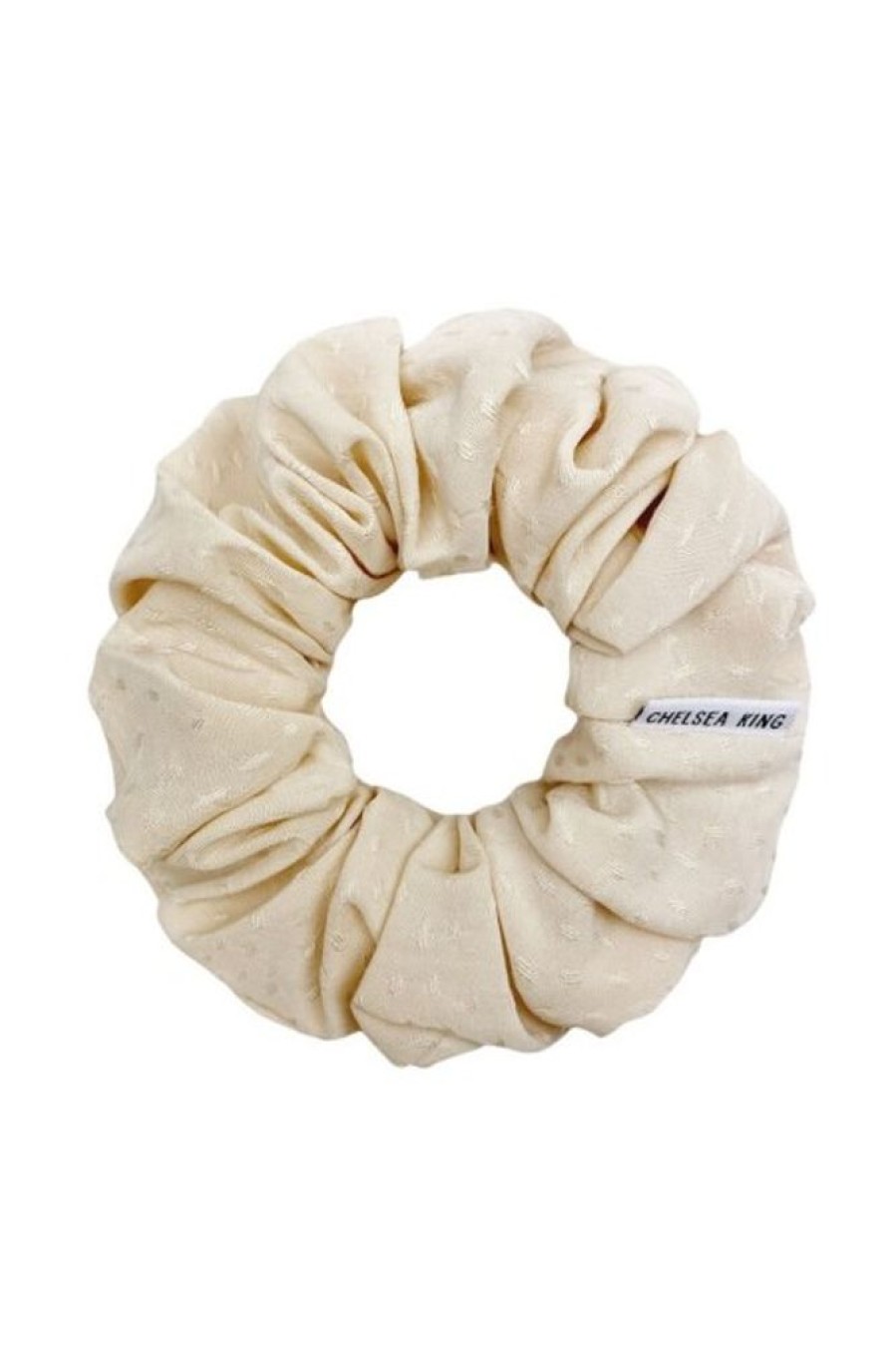 Chelsea King Chelsea King Poppy Scrunchie In Cream | Beauty